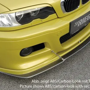Rieger spoiler pod přední nárazník pro BMW řada 3 E46 M3 kabriolet, kupé, r.v. 06/00-, plast ABS s povrchovou úpravou Carbon-Look Nejlepší Volba