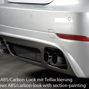 Výhodná Nabídka Rieger spoiler pod zadní nárazník pro BMW řada 5 E60 sedan před faceliftem r.v. -08, plast ABS s povrchovou úpravou Carbon-Look