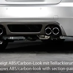 Poslední Šance Rieger spoiler pod zadní nárazník pro BMW řada 3 E90, E91 sedan, touring vč. faceliftu r.v. 03/05-08/08, 08/05-08/08, 09/08-, plast ABS s povrchovou úpravou Carbon-Look, pro 335i