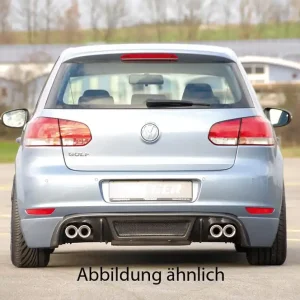 Rieger spoiler pod zadní nárazník pro Volkswagen Golf 6 3-dvéř., 5-dvéř. r.v. 10/08-, plast ABS s povrchovou úpravou Carbon-Look, pro koncovku vlevo Aktuální