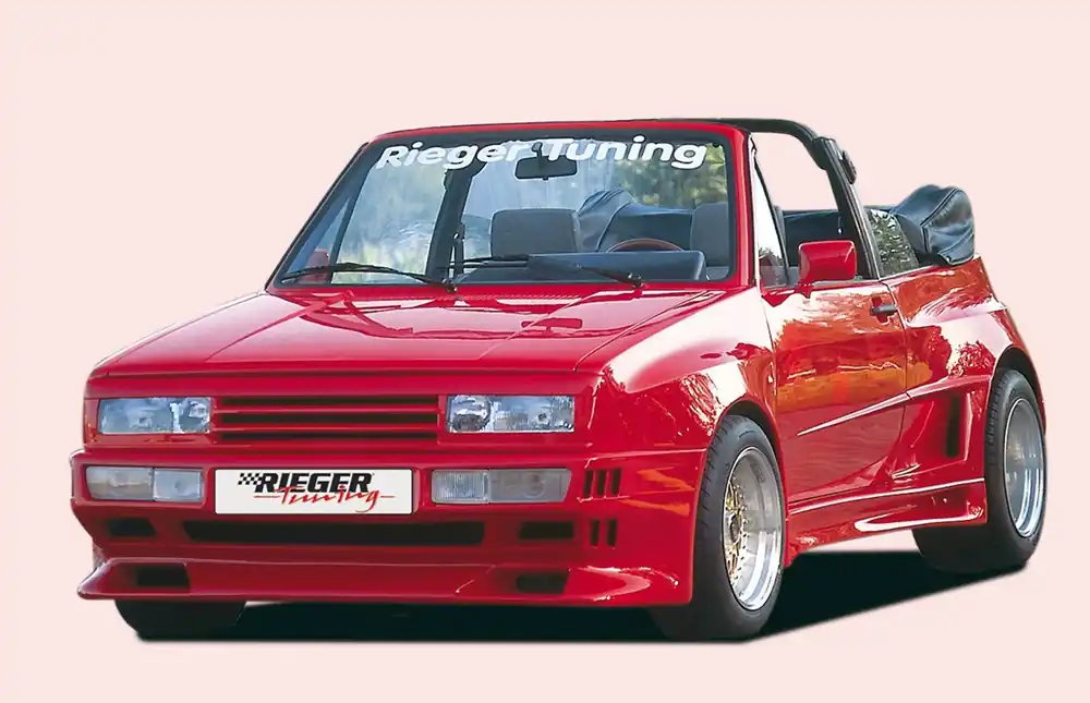Sleva Rieger blatník widebody II pro Volkswagen Golf 1 kabriolet, 74-83, GFK (laminát), mont. strana levá