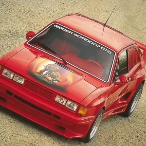 Rieger Přední nárazník widebody II pro Volkswagen Scirocco 1 kupé, GFK (laminát), bez výřezu pro mlhová světla Omezená Nabídka