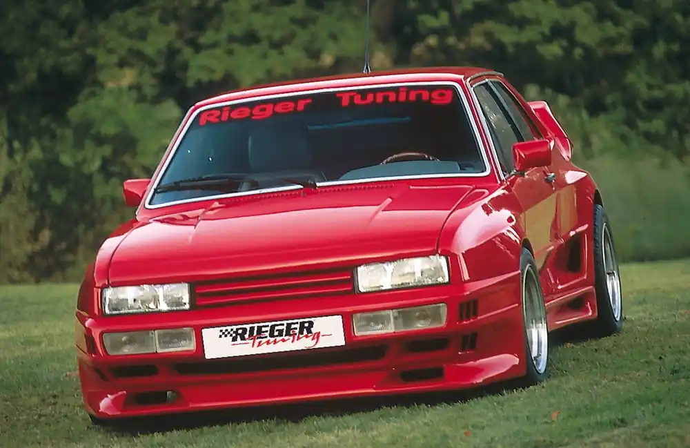 Odeslání Ihned Rieger maska chladiče widebody II pro Volkswagen Scirocco 1 kupé, GFK (laminát)