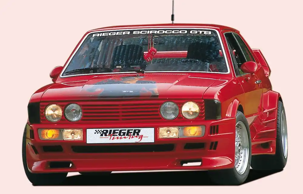 Přímo Od Výrobce Rieger boční díl widebody I pro Volkswagen Scirocco 1 kupé, 09/78-88, GFK (laminát), mont. strana levá