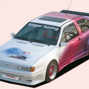 Zlevněný Rieger Přední nárazník widebody I pro Volkswagen Scirocco 2 kupé, GFK (laminát)