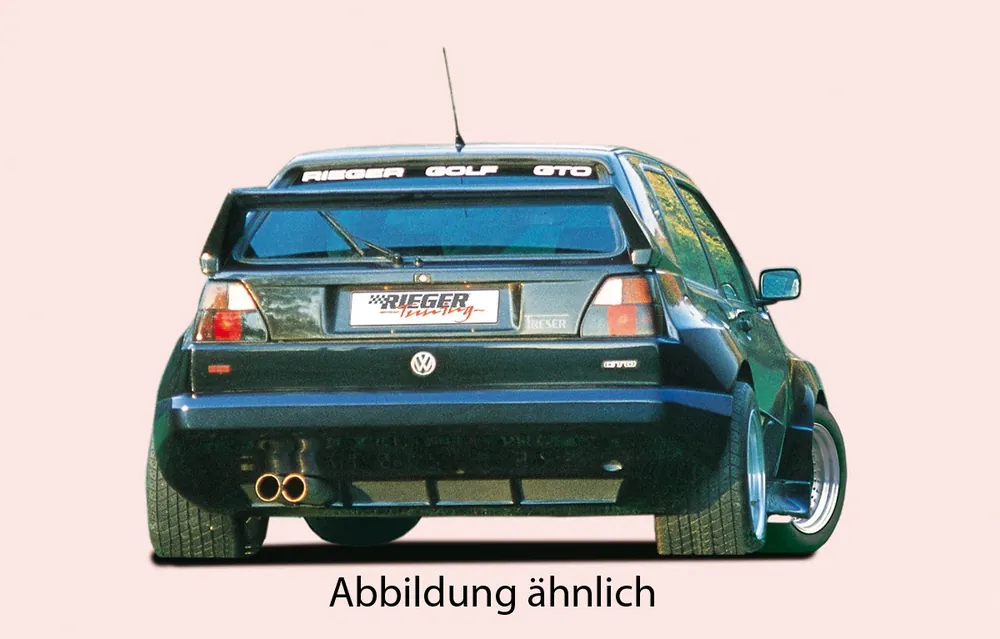Poslední Šance Rieger kompletní zadní nárazník pro Volkswagen Golf 2, GFK (laminát)