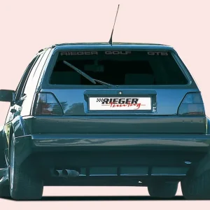 Rieger kompletní zadní nárazník widebody I pro Volkswagen Golf 2, GFK (laminát) Vysoce Kvalitní