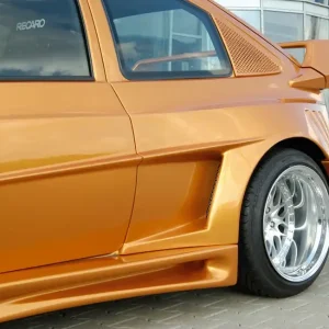 Zlevněný Rieger boční práh widebody II mont. strana pravá pro Opel Kadett E 3-dvéř., r.v. 09/88-09/95, GFK (laminát)