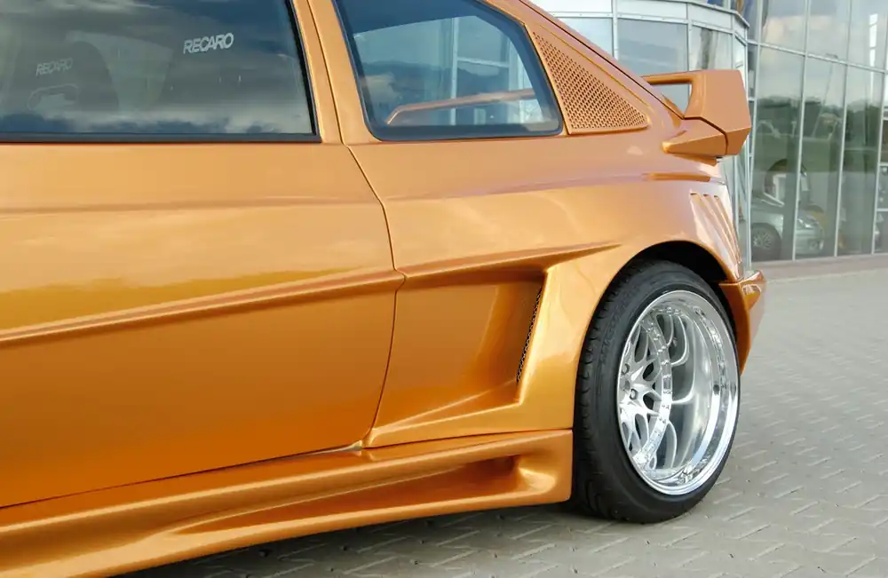 Rieger boční díl widebody II pro Opel Kadett E 3-dvéř., 09/88-09/95, GFK (laminát), mont. strana levá Koupit Online