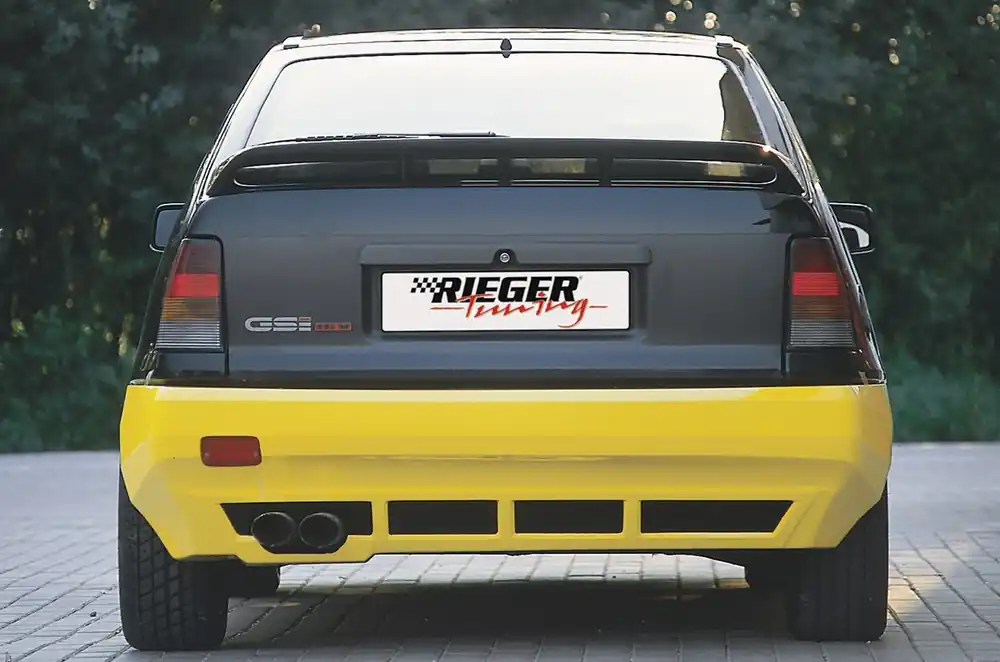 Časově Omezené Rieger kompletní zadní nárazník pro Opel Kadett E 3-dvéř., GFK (laminát)