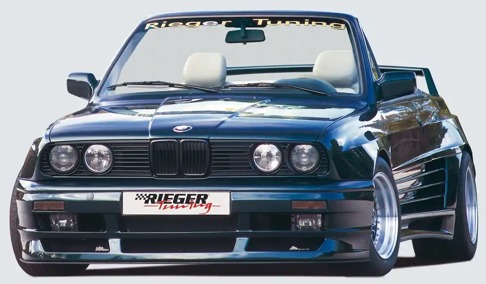Rieger Přední nárazník widebody II pro BMW řada 3 E30, GFK (laminát) Cenově Výhodný