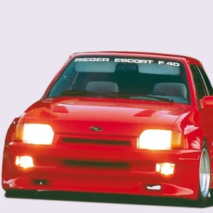 Novinka Rieger Přední nárazník pro Ford Escort 4 3-dvéř., kabriolet, GFK (laminát)
