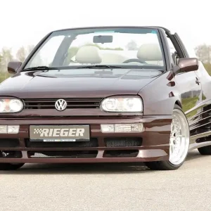 Rieger Přední nárazník widebody II pro Volkswagen Golf 3, GFK (laminát) Víkendová Akce