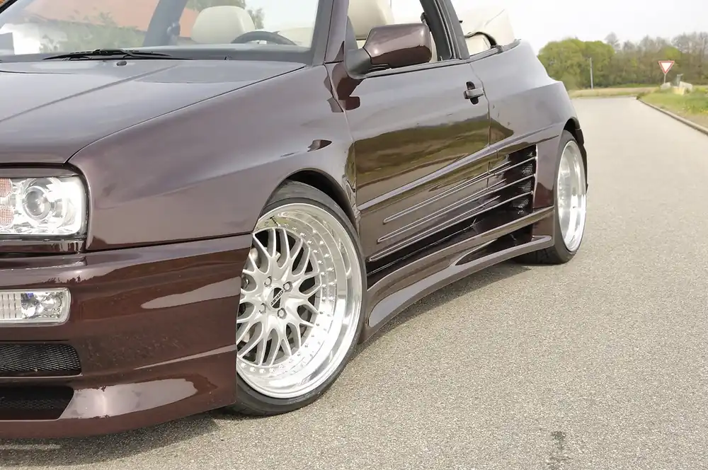 Rieger blatník widebody II pro Volkswagen Golf 3 , GFK (laminát), mont. strana levá Finální Výprodej