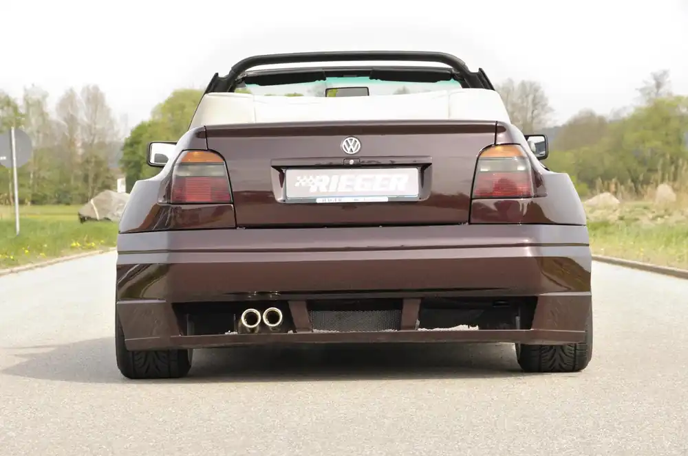 Oblíbený Rieger kompletní zadní nárazník widebody II pro Volkswagen Golf 3, GFK (laminát)