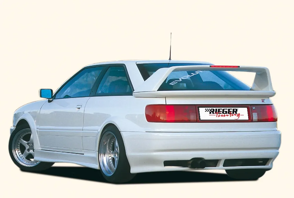 Rieger spoiler pod zadní nárazník widebody II (RT08) pro Audi 90 Typ 89, GFK (laminát) Top Prodej