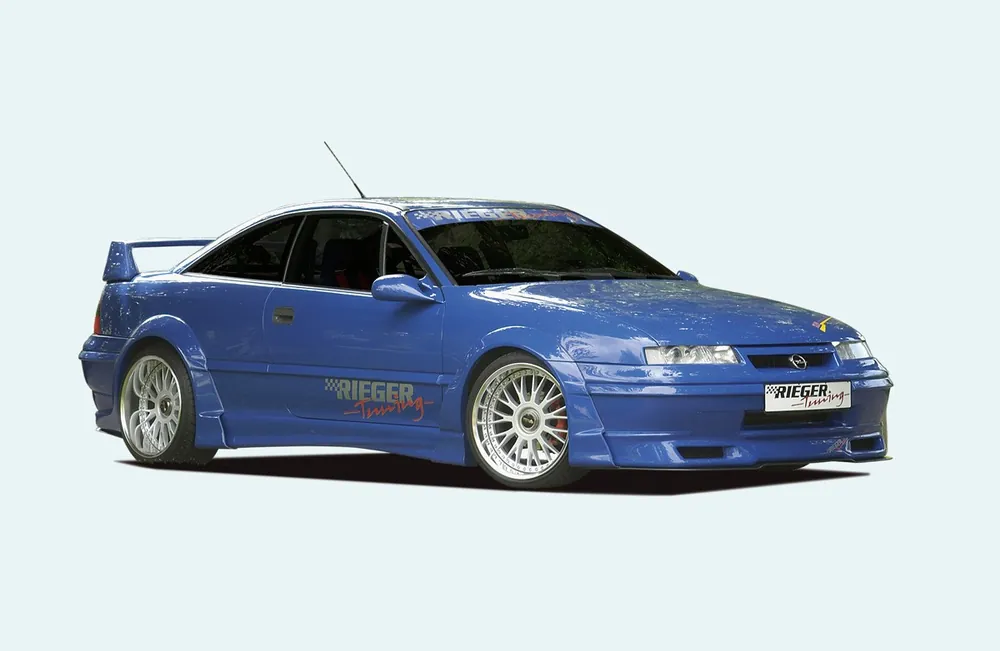 Rieger lem blatníku widebody II pro Opel Calibra A 3-dvéř., 03/90-, GFK (laminát), mont. strana levá, přední Tovární Cena