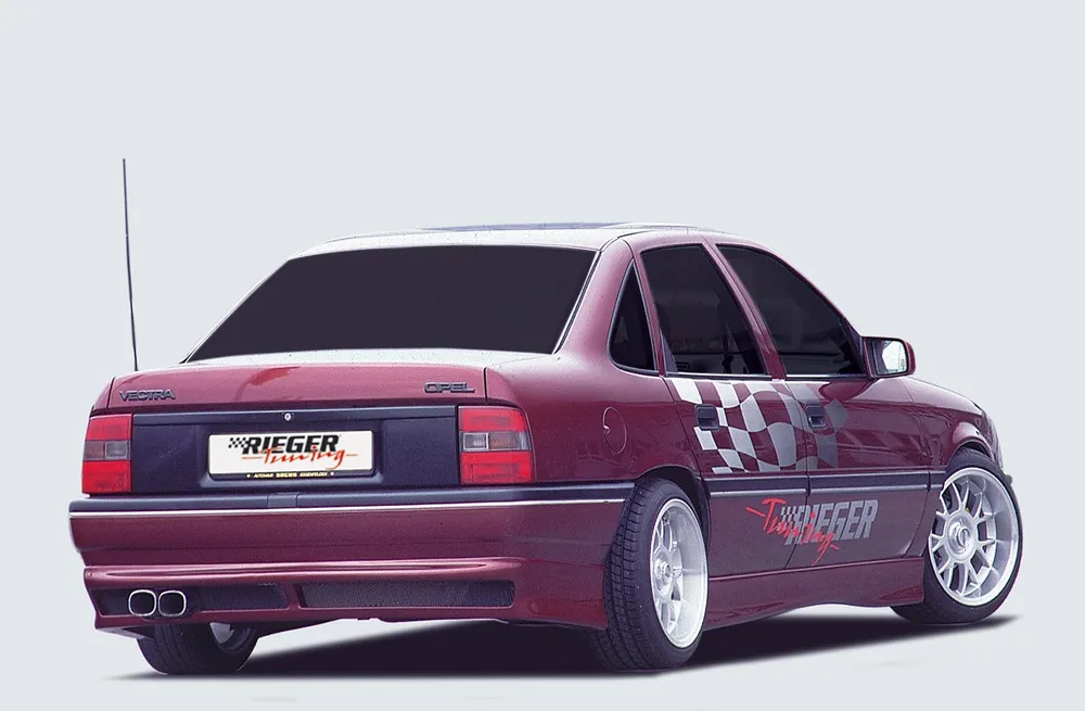 Rieger spoiler pod zadní nárazník pro Opel Vectra A notchback, GFK (laminát) Omezená Nabídka
