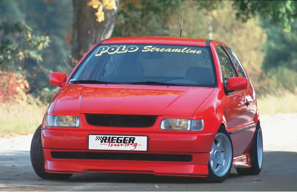Rieger spoiler pod přední nárazník pro Volkswagen Polo 4 6N, r.v. 10/94-01, GFK (laminát) Speciální Cena