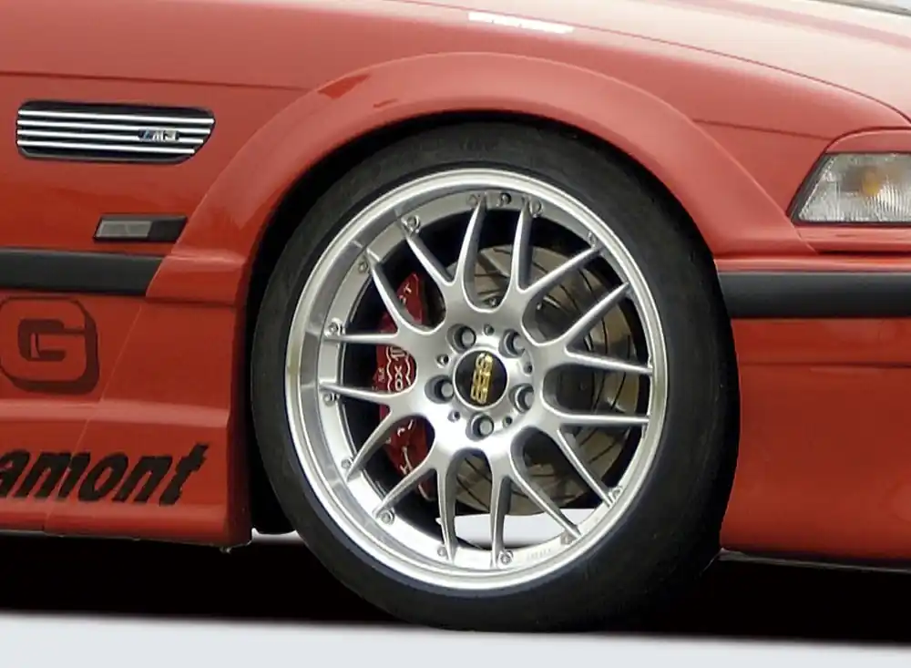 Cenový Hit Rieger lem blatníku widebody II pro BMW řada 3 E36 kabriolet, kupé, sedan, GFK (laminát), mont. strana pravá