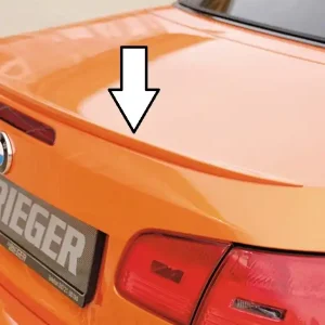 Rieger lišta na hranu víka kufru pro BMW řada 3 E93 kabriolet vč. faceliftu Cenová Bomba