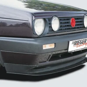 Přímo Od Výrobce Rieger lipa pod přední nárazník pro Volkswagen Golf 2, 83-91, plast ABS bez povrchové úpravy, pro GL, GTi od r.v. 8/89 s orig. nárazníkem