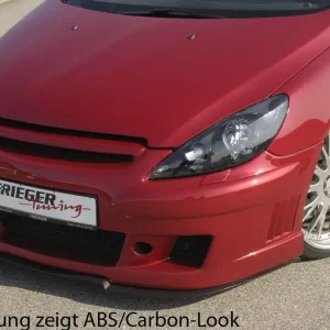 Odeslání Ihned Rieger lipa pod přední nárazník Rieger pro Peugeot 307 break, combi, convertible CC, sedan před faceliftem, 04/01-04/05, plast ABS bez povrchové úpravy