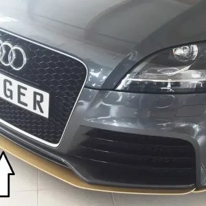 Vysoce Kvalitní Rieger lipa pod přední nárazník Rieger pro Audi TT RS 8J kupé, roadster, 09/09-, plast ABS bez povrchové úpravy