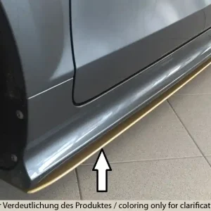Rieger spoiler pod boční práh mont. strana levá pro Audi TT RS 8J kupé, roadster, r.v. 09/09-, plast ABS bez povrchové úpravy Ověřený