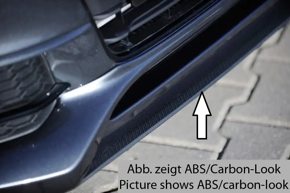 Rieger lipa pod přední nárazník Rieger pro Audi A5 S5 B8, B81 kabriolet, kupé, Sportback po faceliftu, 10/11-06/16, plast ABS bez povrchové úpravy, pod přední spoiler Rieger obj. kód K 00055468 Výhodná Nabídka