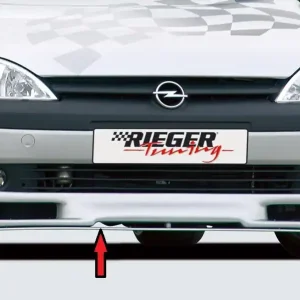 Horká Nabídka Rieger lipa pod přední nárazník Rieger pro Opel Corsa C 3-dvéř., 5-dvéř. před faceliftem, 09/00-05/03, plast ABS bez povrchové úpravy, "straight version"