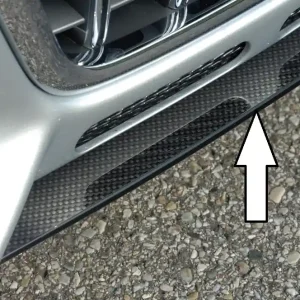 Cenová Bomba Rieger lipa pod přední nárazník Rieger pro Audi A3 8P 3-dvéř., 5-dvéř. před faceliftem, -05/05, plast ABS s povrchovou úpravou Carbon-Look