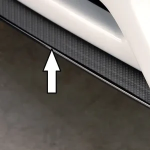 Rieger lipa pod přední nárazník Rieger pro Audi A5 B8, B81 kabriolet, kupé, Sportback před faceliftem, 06/07-07/11, plast ABS s povrchovou úpravou Carbon-Look, pod přední spoiler Rieger obj. kód K 00055411 Výhodná Nabídka