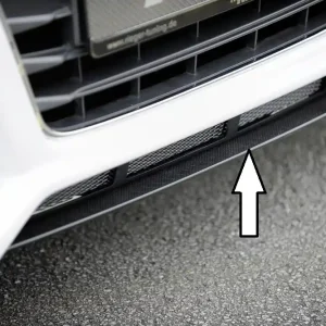 Časově Omezené Rieger lipa pod přední nárazník Rieger pro Audi A3 8V 3-dvéř. (hatchback 8V1), 5-dvéř. (sportback 8VA) před faceliftem, 07/12-08/16, plast ABS s povrchovou úpravou Carbon-Look, pod přední nárazník Rieger obj. kód K 00056790/91/92/93