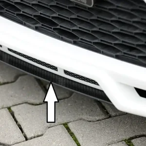 Vysoce Kvalitní Rieger lipa pod přední nárazník Rieger pro Seat Leon FR 5F 3-dvéř. (sc), 5-dvéř., 5-dvéř. (ST/Combi) před faceliftem, 01/13-12/16, plast ABS s povrchovou úpravou Carbon-Look
