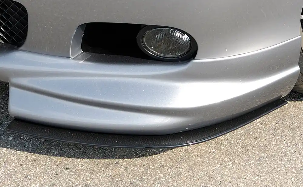 Rieger lipa pod přední nárazník Rieger pro BMW řada 3 E46 vč. faceliftu, 02/02-, 02/98-12/01, plast ABS s povrchovou úpravou Carbon-Look Autentický
