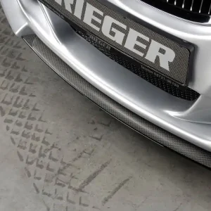 Zlevněný Rieger lipa pod přední nárazník Rieger pro BMW řada 3 E92, E93 kabriolet, kupé před faceliftem, 03/07-02/10, 09/06-02/10, plast ABS s povrchovou úpravou Carbon-Look