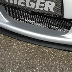 Odeslání Ihned Rieger lipa pod přední nárazník Rieger pro BMW řada 3 E46 kabriolet, kupé, sedan, touring vč. faceliftu, 02/02-, 02/98-12/01, plast ABS s povrchovou úpravou Carbon-Look, pod přední nárazník Rieger obj. kód Y 00050411, Y 00050245