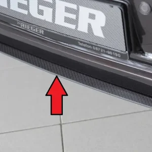 Rieger lipa pod přední nárazník Rieger pro Volkswagen T5 bus před faceliftem, 04/03-08/09, plast ABS s povrchovou úpravou Carbon-Look Hit Sezóny