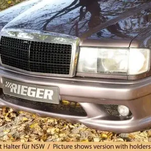 Rieger Přední nárazník pro Mercedes 190 W201 sedan, plast ABS bez povrchové úpravy, bez výřezu pro mlhová světla Přímo Od Výrobce