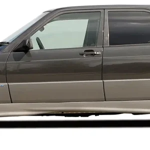 Rieger boční práh mont. strana pravá pro Mercedes 190 W201 sedan, plast ABS bez povrchové ??pravy Výprodej