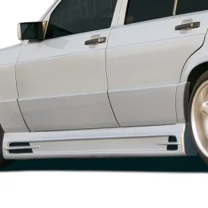 Rieger boční práh mont. strana pravá pro Mercedes 190 W201 sedan, plast ABS bez povrchové úpravy, s prolisem, s prolisem a dvěma výřezy, r.v. 1989- Sezónní Sleva