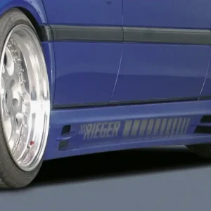 Rieger boční práh mont. strana pravá pro Mercedes třída C W202 sedan, t-model vč. faceliftu, r.v. 00/93-06/97, 07/97-, plast ABS bez povrchové úpravy, s prolisem, s prolisem a dvěma výřezy Super Cena