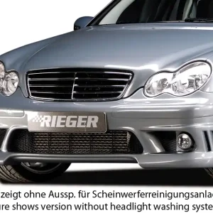 Výhodná Nabídka Rieger Přední nárazník pro Mercedes třída C W203 sedan, t-model, plast ABS bez povrchové úpravy, pro vozy s ostřikovači světlometů