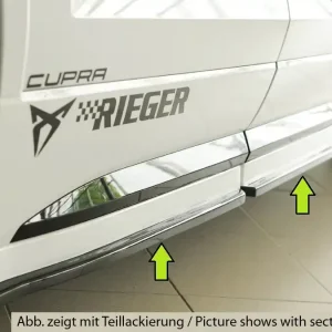 Zlevněný Rieger spoiler pod boční práh (3 dílný) mont. strana pravá pro Seat Ateca FR 5FP, r.v. 08/20-, plast ABS bez povrchové úpravy