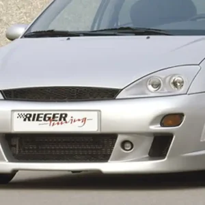 Rieger Přední nárazník pro Ford Focus 1 3-dvéř., 5-dvéř., plast ABS bez povrchové úpravy, s žebrováním, s výřezem pro blinkry Nízká Cena
