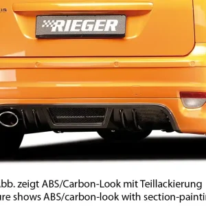 Vrácení Zdarma Rieger spoiler pod zadní nárazník pro Ford Focus 2 3-dvéř., 5-dvéř. před faceliftem r.v. 07/04-01/08, plast ABS bez povrchové úpravy, pro vozy s koncovkou vlevo