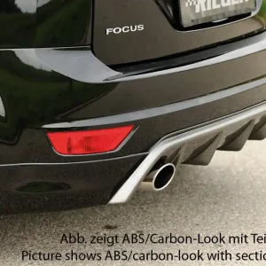 Rieger spoiler pod zadní nárazník pro Ford Focus 2 3-dvéř., 5-dvéř. po faceliftu r.v. 02/08-01/11, plast ABS bez povrchové úpravy Časově Omezené