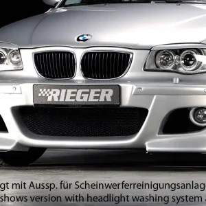 Tovární Cena Rieger Přední nárazník pro BMW řada 1 E87 4-dvéř. před faceliftem, plast ABS bez povrchové úpravy