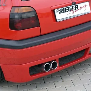 Rieger spoiler pod zadní nárazník pro Volkswagen Golf 3 3-dvéř., 5-dvéř., kabriolet r.v. 08/91-09/97, plast ABS bez povrchové úpravy Novinka